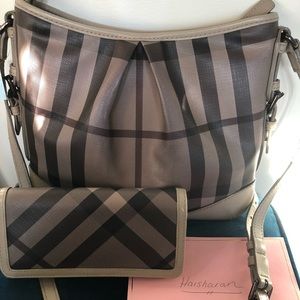 Authentic Burberry Crossbody and wallet